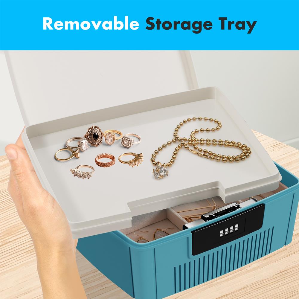 product image number 5 for SereneLife 2 Gallon Locking Storage Bin