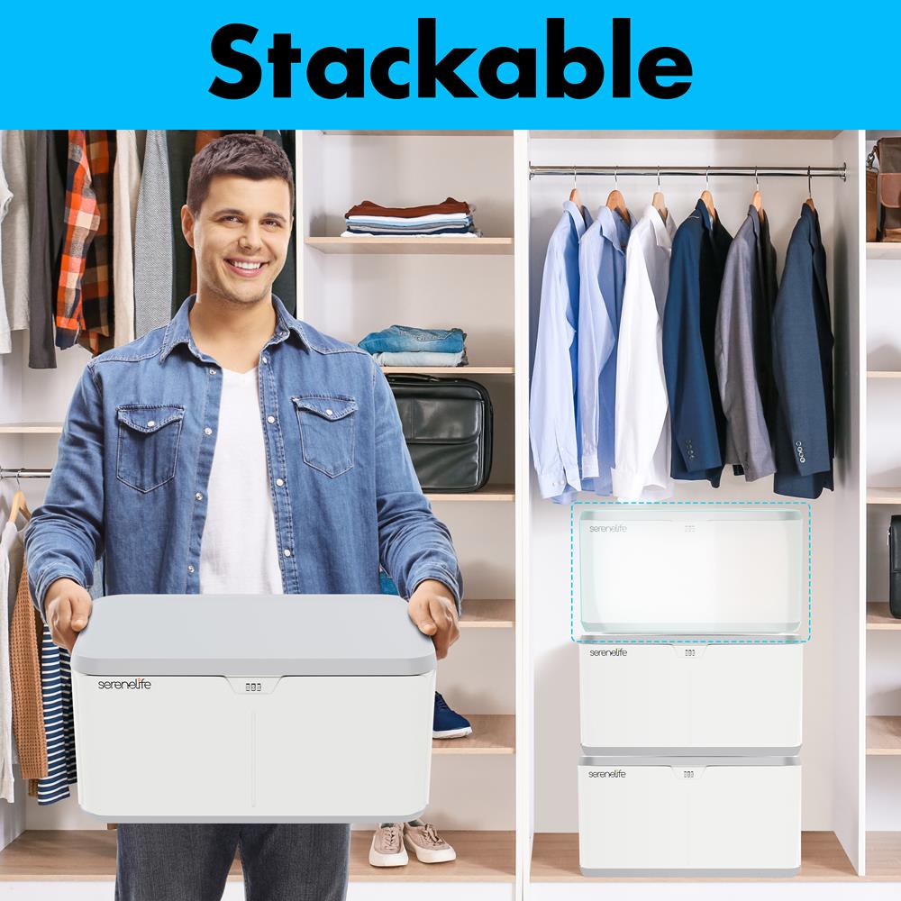 product image number 5 for SereneLife 8 Gallon Locking Storage Bin