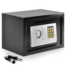 Front Load Safe Box Secure Storage Steel Construction 13.8"x9.8"x9.8"