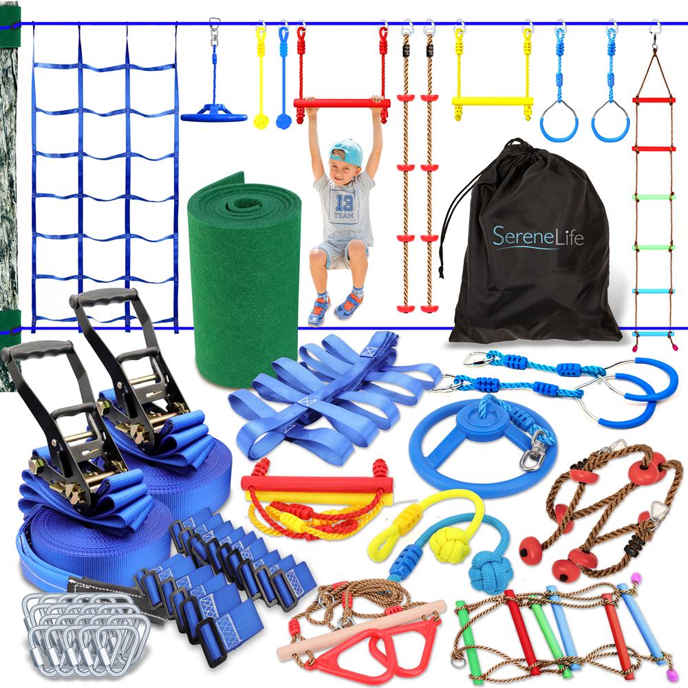 product image number 1 for SereneLife Ninja Warrior Obstacle Course
