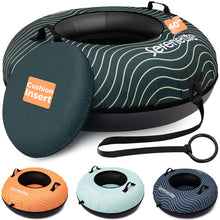 Serenelife 40'' Inflatable Snow Tube For Winter Sports – Durable, Easy-To-Inflate Snow Sled For Kids & Adults (Green)