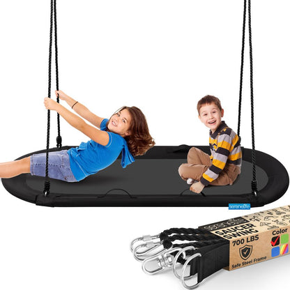 67" Oval Saucer Swing, 700 lbs Capacity, Waterproof