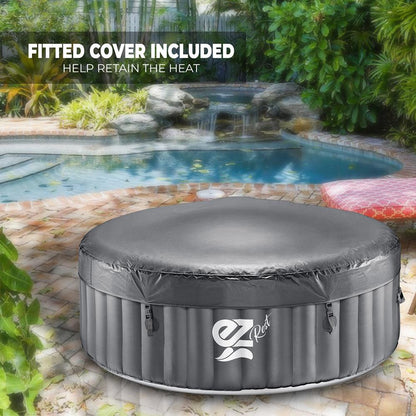 product image number 3 for SereneLife Round Inflatable Pool Spa With Light