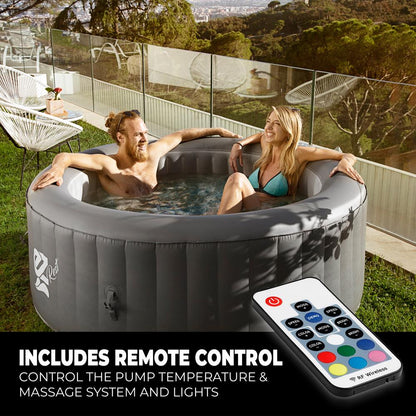 product image number 4 for SereneLife Round Inflatable Pool Spa With Light