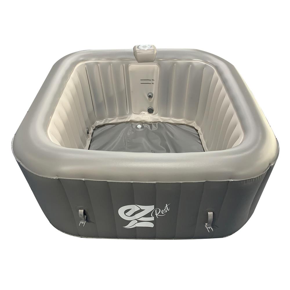 product image number 1 for SereneLife Square Inflatable Pool Spa With Light
