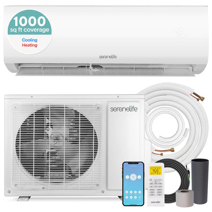 18000 BTU Indoor and Outdoor Mini Split AC Unit Kit – 230V Smart Cooling & Heating Mini Split AC with WiFi