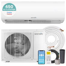 9000 BTU Indoor and Outdoor Mini Split AC Unit Kit – 230V Smart Cooling & Heating Mini Split AC with WiFi