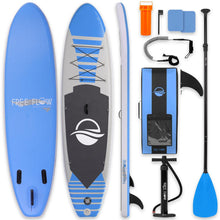 Inflatable Paddle Board - Stable Non-Slip Deck, 10'6", PVC, Blue