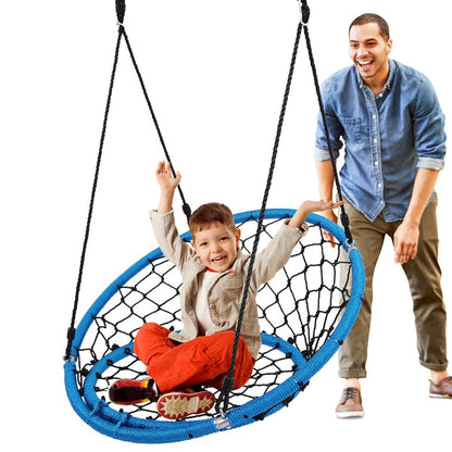 Hanging Netted Seat Swing - Relaxing Fun - UV Resistant - 35.5" Diameter