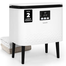 Rectangular Towel Warmer Bucket - Large Capacity Single Touch Towel & Blanket Warmer (Black)