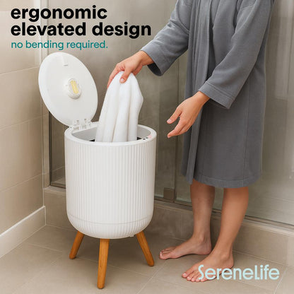 Bucket Towel Warmers With Customized Fragrances For Spa And Bathroom, Timer 20/40/60/90 Minutes, Fits 1 Large Towel, Blanket, Bathrobe, Pjs