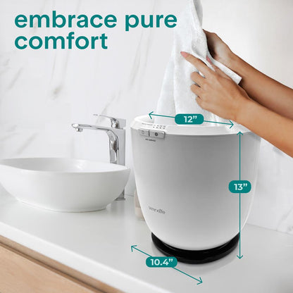 Towel Warmer Bucket - Even Heating, 12L Capacity, Auto Shut-Off