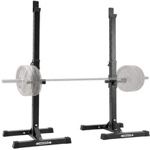 Squatz Barbell And Bench Press Rack - Heavy-Duty Adjustable Barbell And Bench Press Rack Stand With Multi-Height Settings For Home Gym Strength Training And Weightlifting Workouts