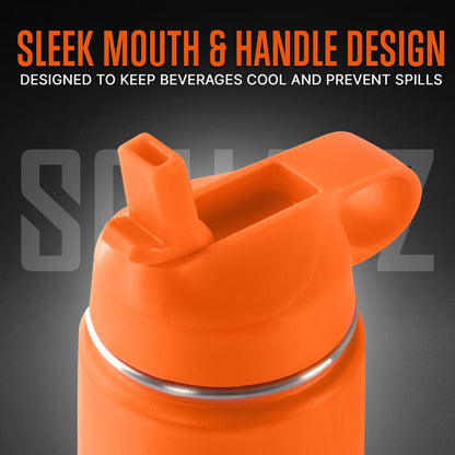 product image number 4 for SQUATZ 18 Oz Stainless Steel Water Bottle