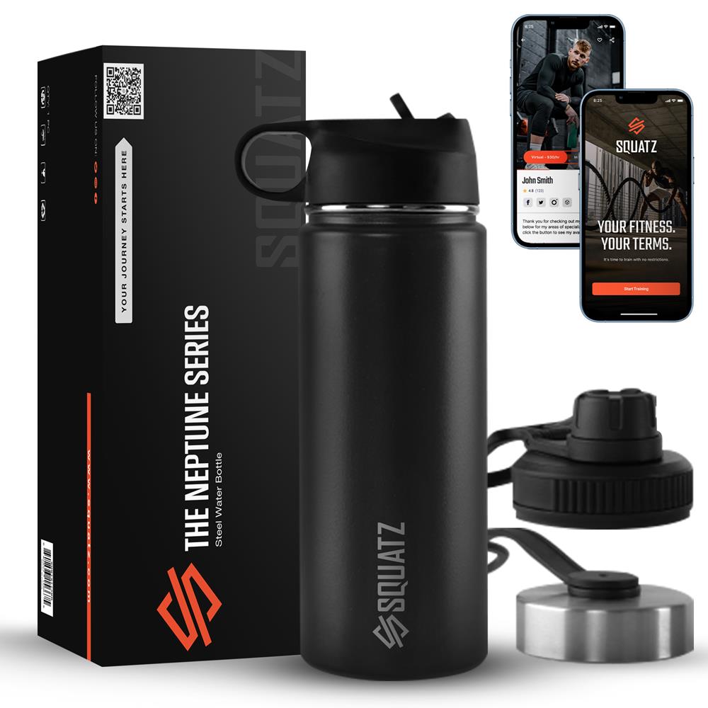 product image number 1 for SQUATZ 40 Oz Stainless Steel Water Bottle