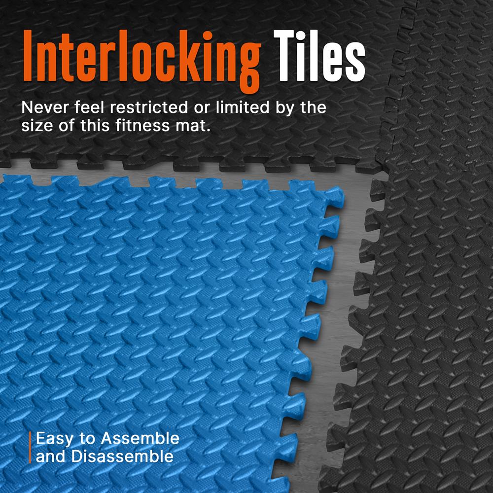 product image number 4 for SQUATZ Thick Puzzle Exercise Mat