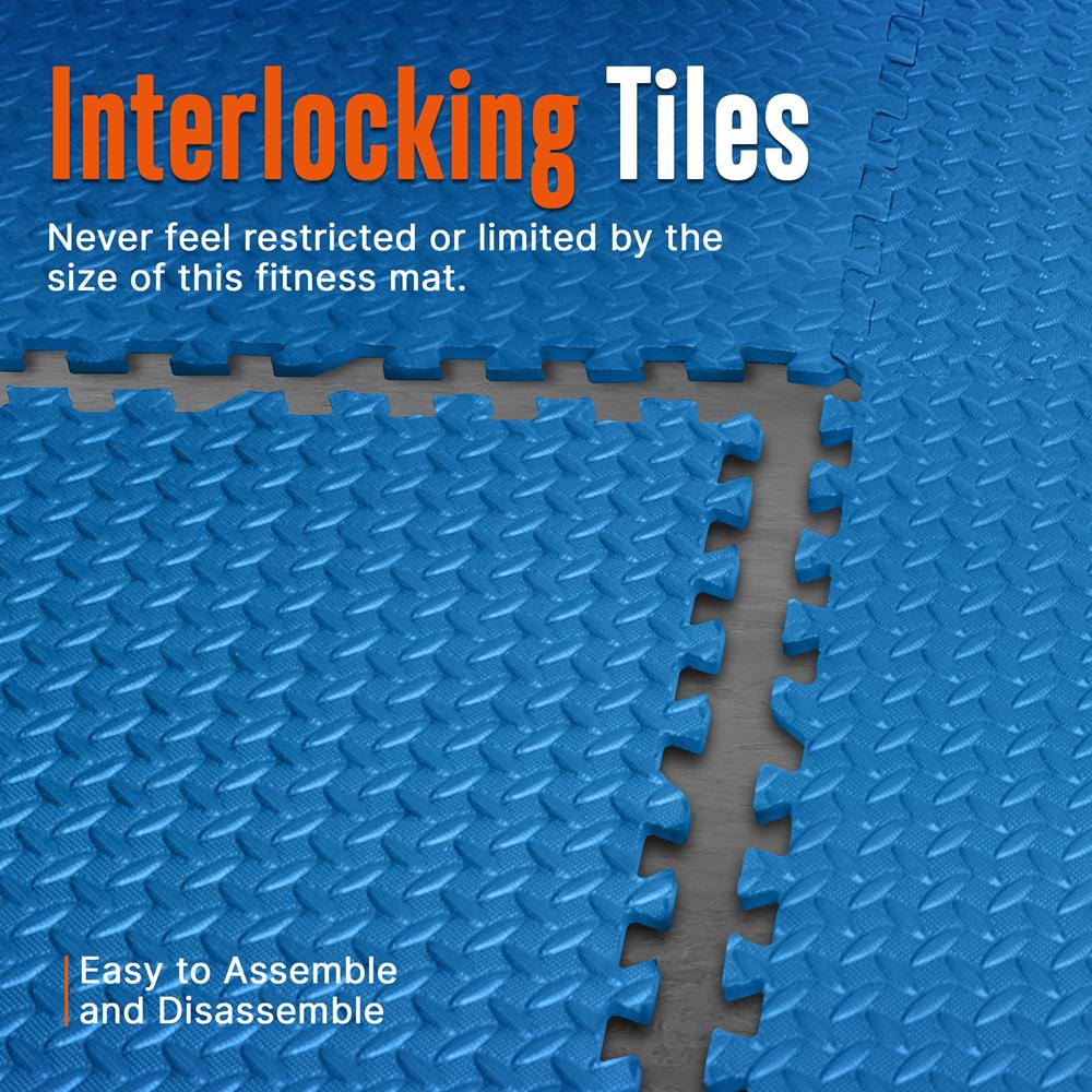 product image number 4 for SQUATZ Thick Puzzle Exercise Mat