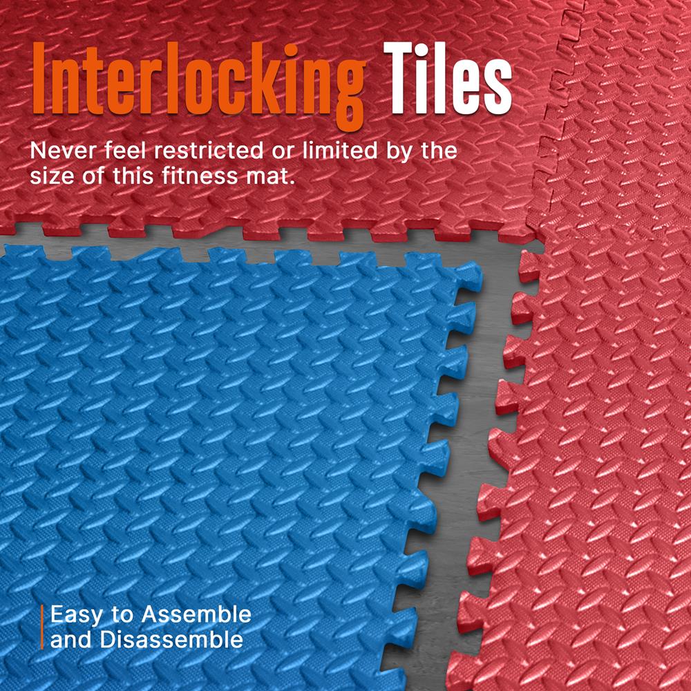 product image number 4 for SQUATZ Thick Puzzle Exercise Mat