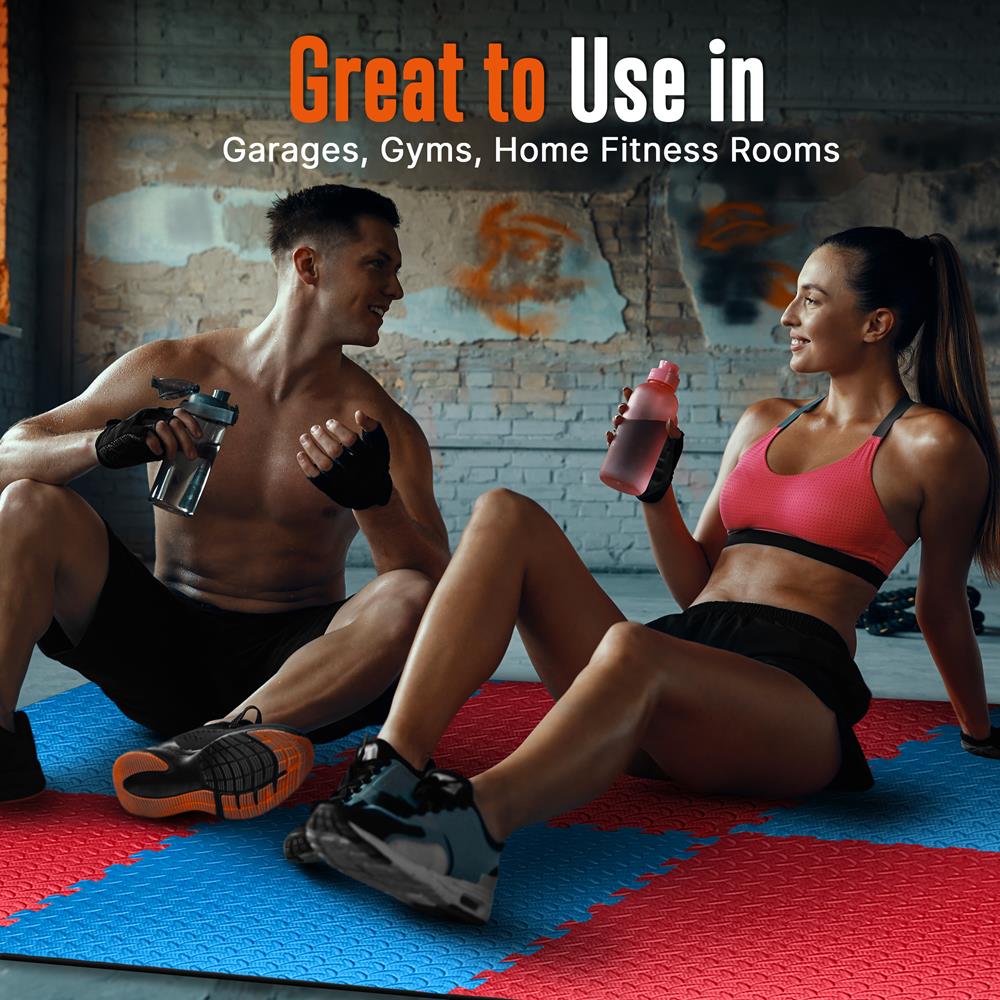product image number 6 for SQUATZ Thick Puzzle Exercise Mat