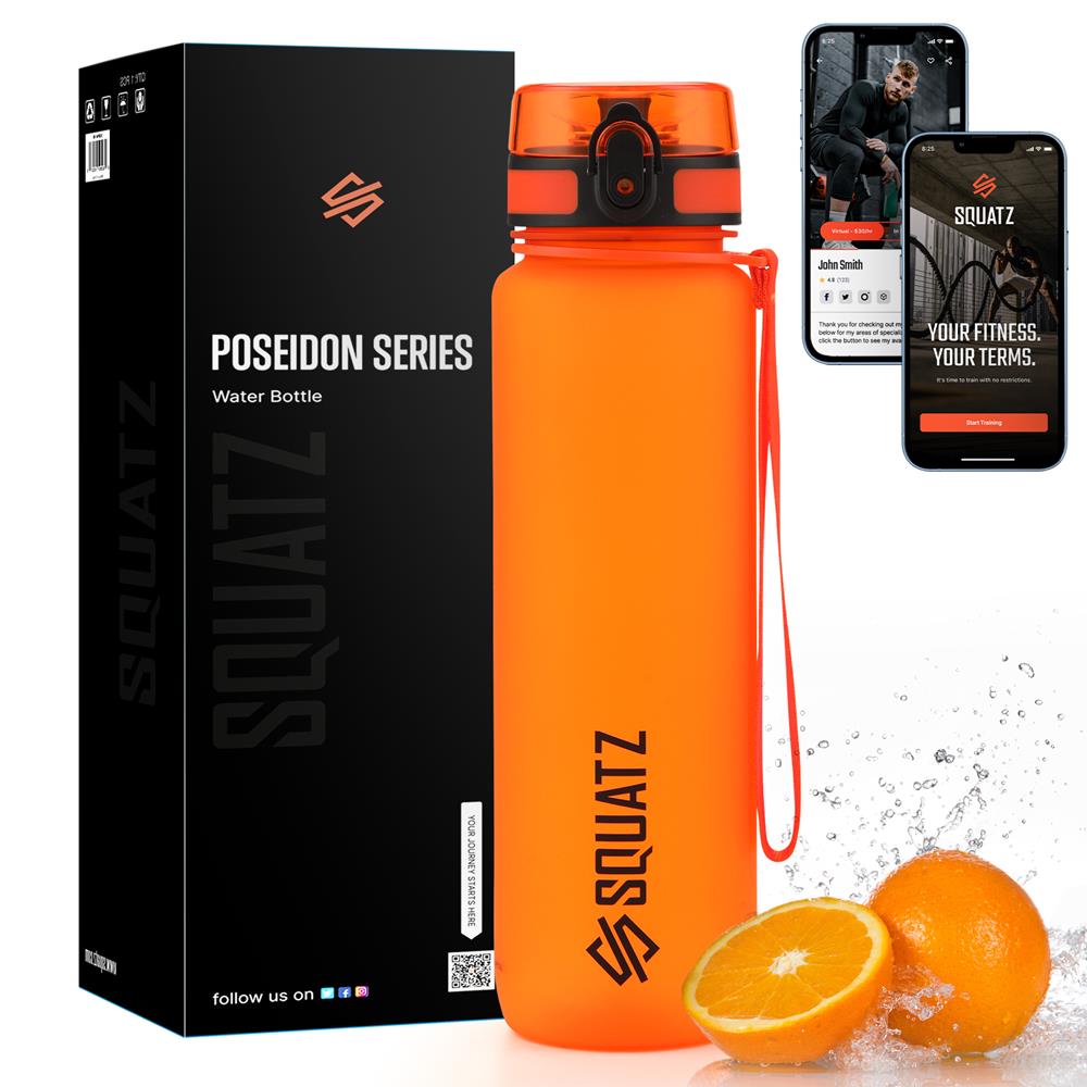 product image number 1 for SQUATZ Frosted Water Bottle With Strainer
