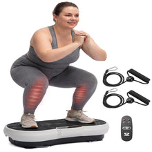 Hurtle Vibration Plate Machine – Adjustable 1–99 Speeds, Quiet, Lightweight, With Remote And Preset Programs Portable For Home And Office (Gray)