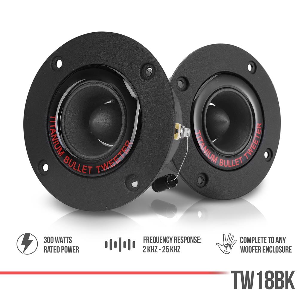 product image number 2 for Pyramid 300 Watt Super Titanium Tweeter
