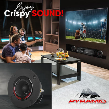 product image number 6 for Pyramid 300 Watt Super Titanium Tweeter